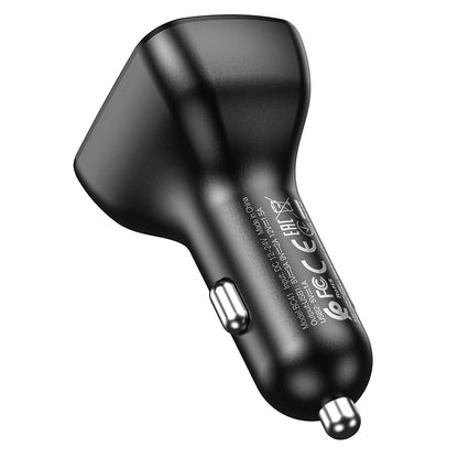 FM Bluetooth modulátor Borofone BC41 Eminency, 2 x USB-A - 1 x microSD