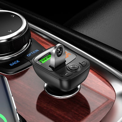 FM Bluetooth modulátor Borofone BC41 Eminency, 2 x USB-A - 1 x microSD