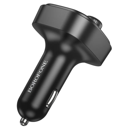 FM Bluetooth modulátor Borofone BC59 Heroic, 2 x USB-A - 1 x USB-C