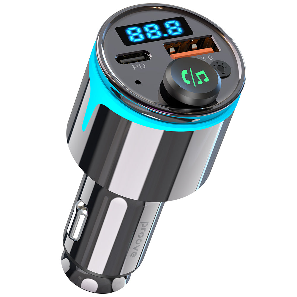Modulátor FM Bluetooth Proove, 1 x USB-A - 1 x USB-C FMNX30110001