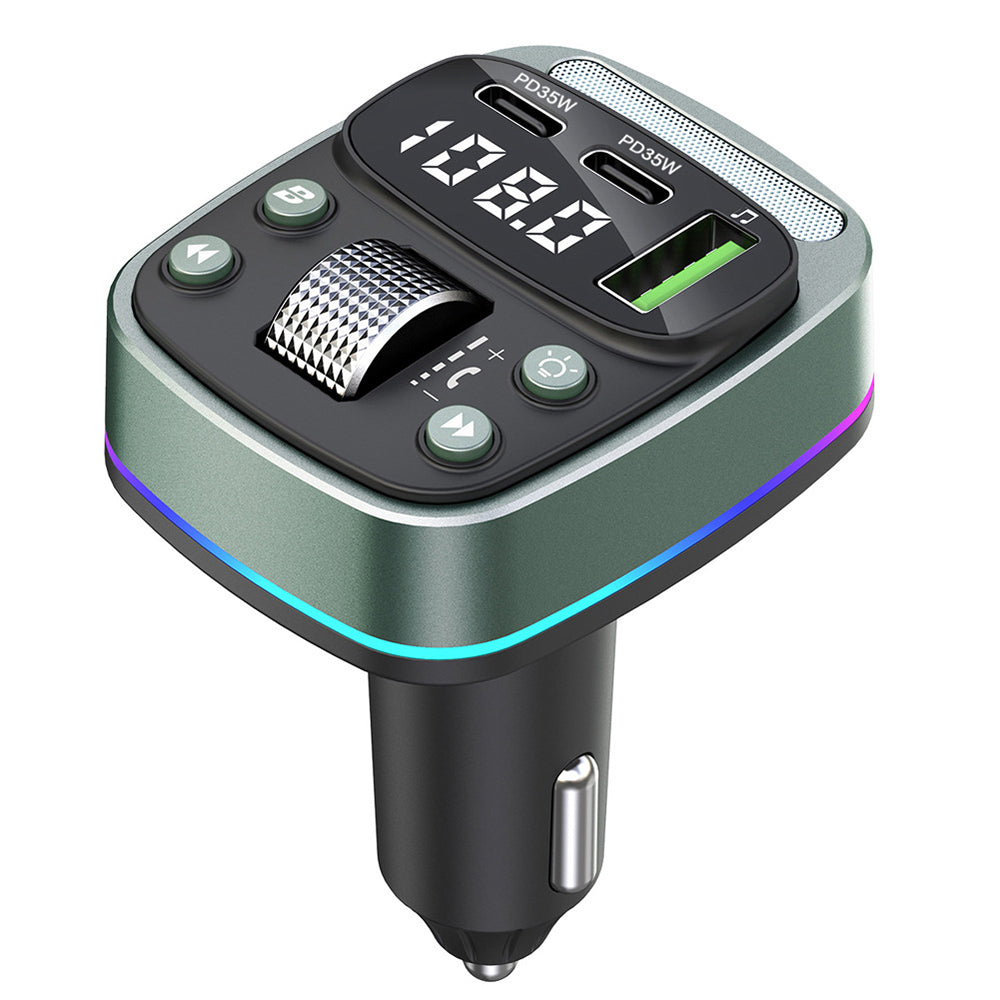 Modulátor FM Bluetooth Techsuit EchoDrive, 1 x USB-A - 2 x USB-C