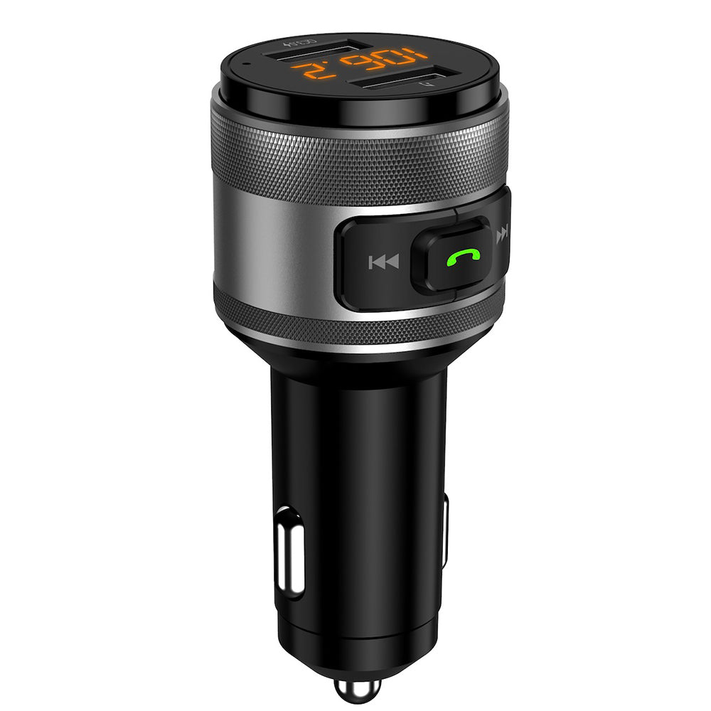 Techsuit VoltTune Bluetooth FM Modulator, 2 x USB-A