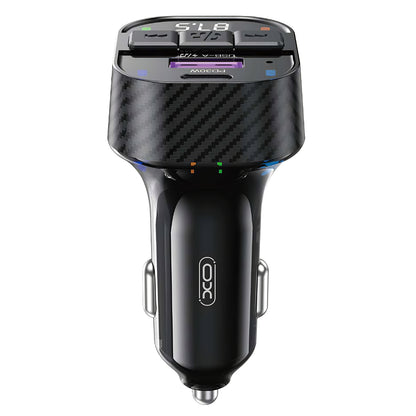 FM modulátor Bluetooth XO Design BCC17, 1 x USB-A - 1 x USB-C