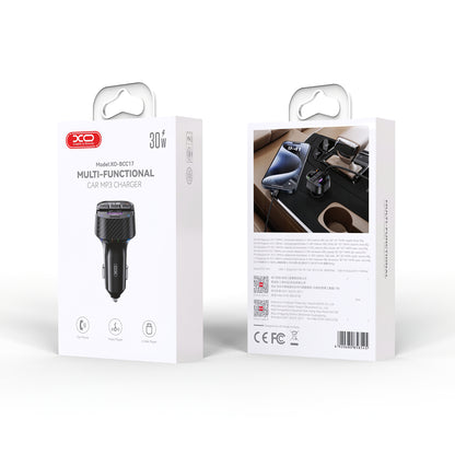 FM modulátor Bluetooth XO Design BCC17, 1 x USB-A - 1 x USB-C