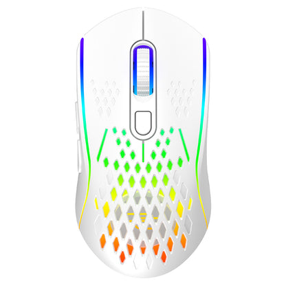 Bezdrátová herní myš Proove Buzz, RGB, 800DPI - 4800DPI, bílá WMBU00022402