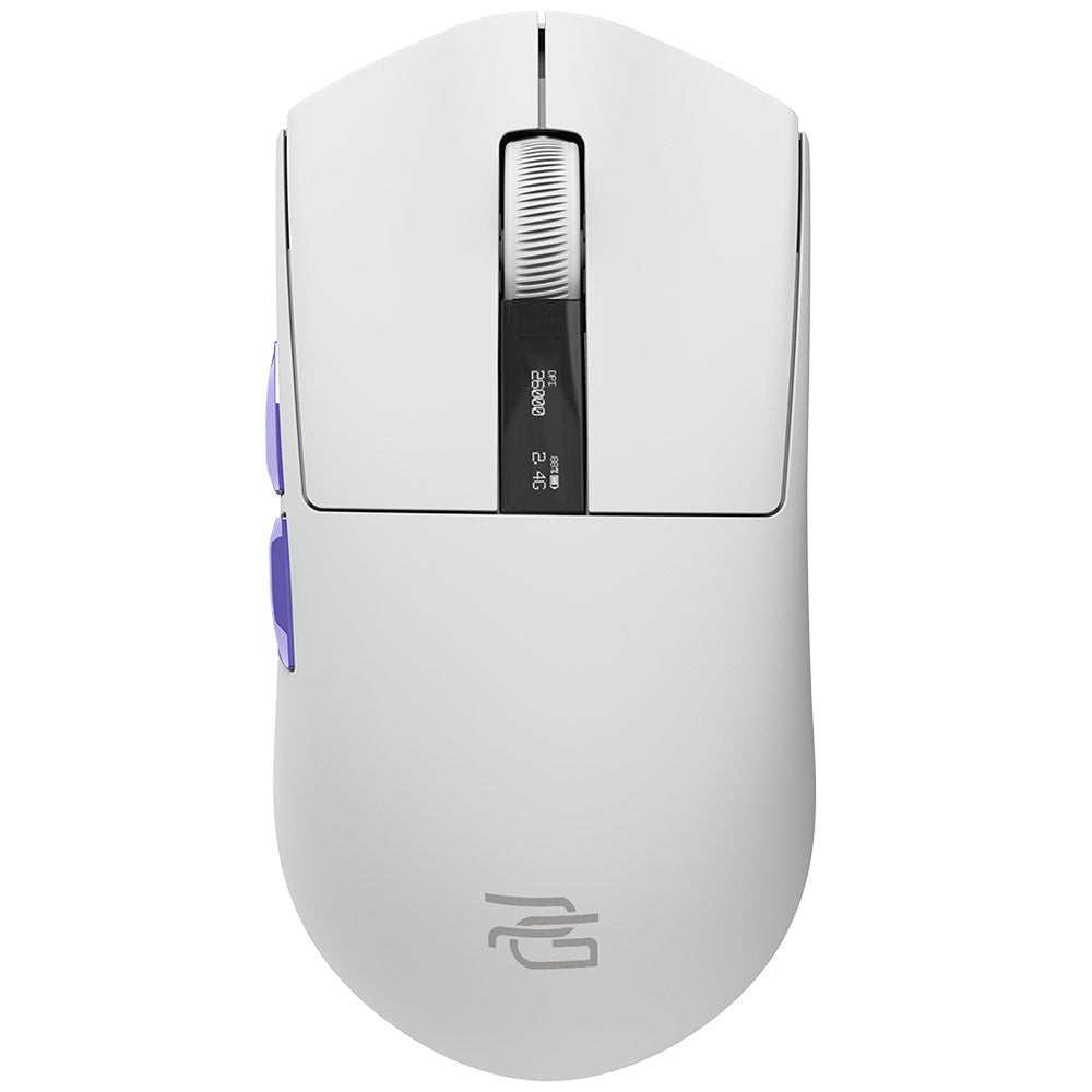 Proove Jester Wireless Gaming Mouse, 800DPI - 26000DPI, OLED Display, White WMJS00022002