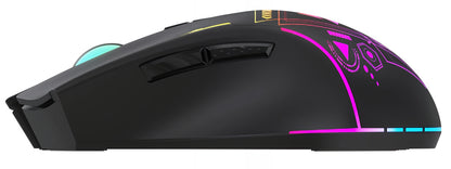 Bezdrátová herní myš WZK WMGB-3200, 3200DPI, RGB, černá