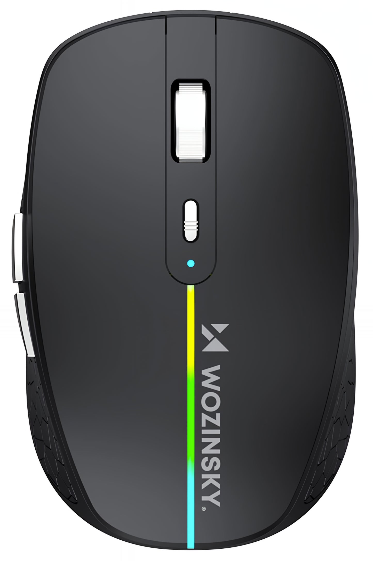Bezdrátová herní myš WZK WMGK-1132, 1600DPI, RGB, BT / Wi-Fi, černá