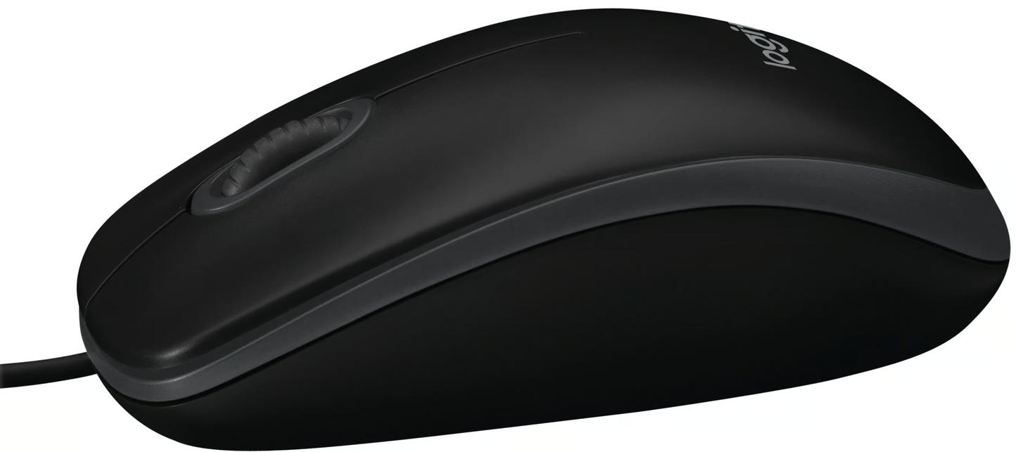 Myš Wired USB Logitech B100, 1000DPI, Černá 910-003357