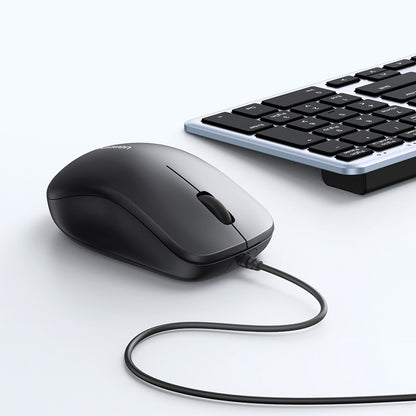 Drátová myš USB UGREEN MU007, 1200DPI, 1.5m, černá