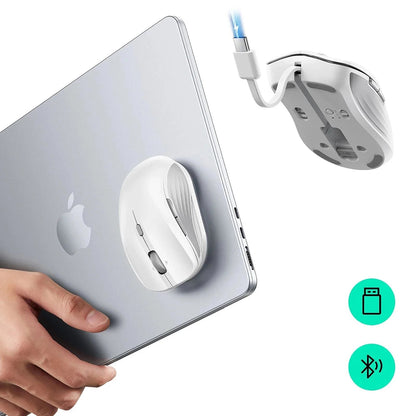 Bezdrátová myš ESR MagMouse, 800DPI - 4800DPI, Bílá