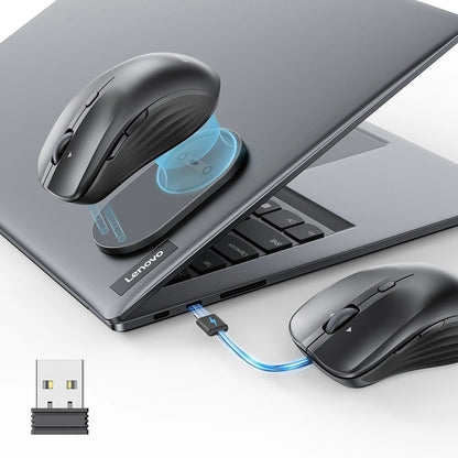 Bezdrátová myš ESR MagMouse, 800DPI - 4800DPI, šedá