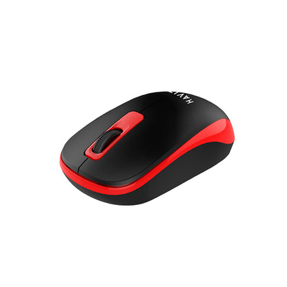 HAVIT MS626GT Wireless Mouse, 1200DPI, Black Red