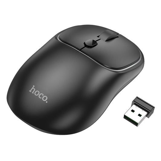 Bezdrátová myš HOCO GM25, 1600DPI, BT / Wi-Fi, Černá