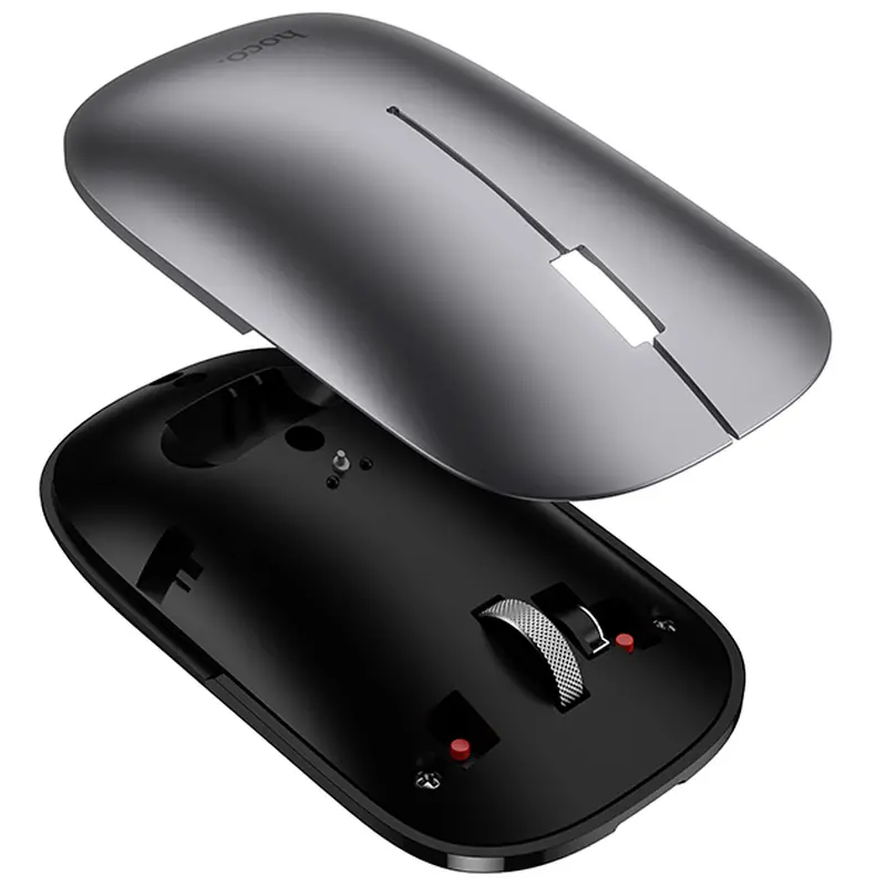Bezdrátová myš HOCO GM43, 1600DPI, BT / Wi-Fi, Šedá