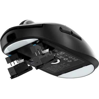 Proove RC Raider 8K Wireless Mouse, 800DPI - 32000DPI, BT / Wi-Fi / Wired, Black WMRR00122001