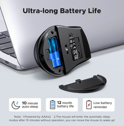 Bezdrátová myš UGREEN M511, 1600DPI, černá