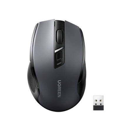 Bezdrátová myš UGREEN MU006 (90855), 4000DPI, BT / Wi-Fi, Šedá