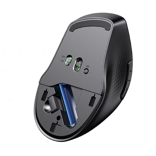 Mouse Wireless UGREEN MU101, 4000DPI, BT / Wi-Fi, Albastru
