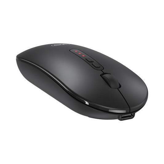 Bezdrátová myš XO Design M13 Silent Tri-mode, 1600DPI, BT / Wi-Fi, černá