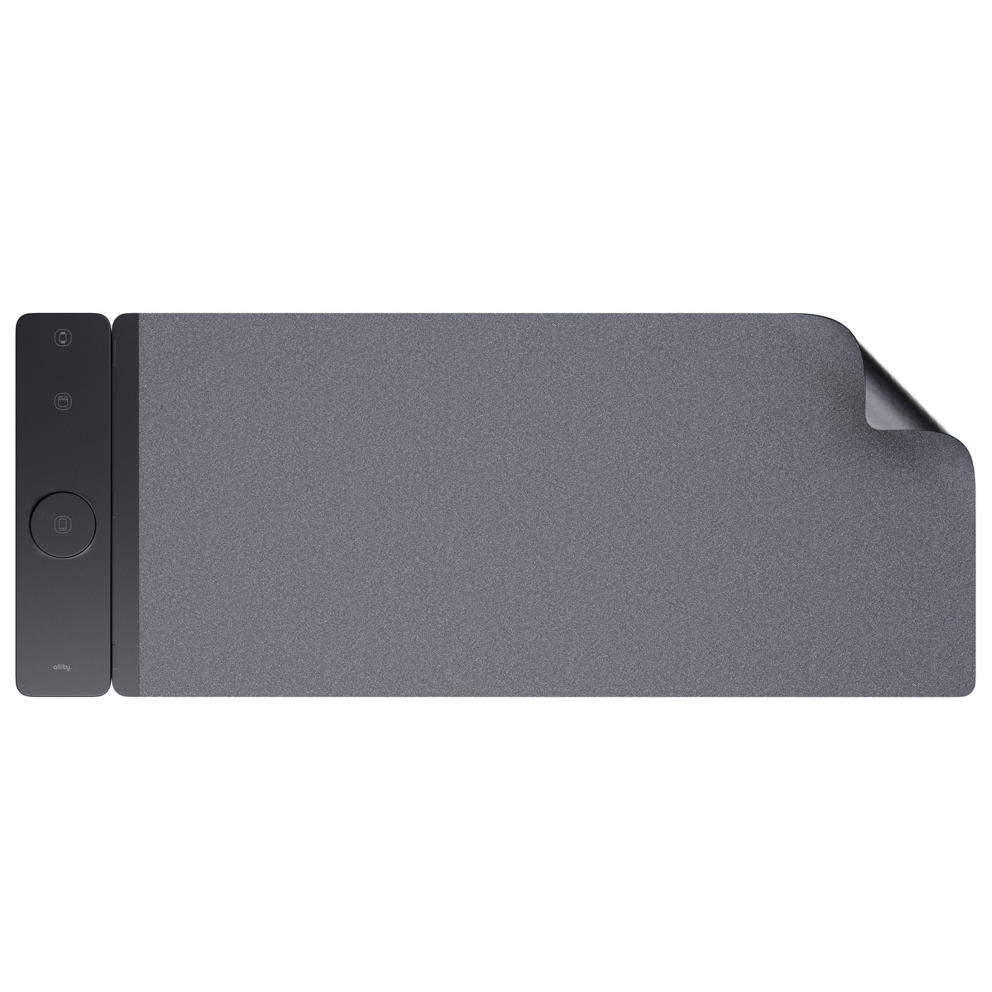MousePad Allity. ALP-100 4v1 s bezdrátovým nabíjením Telefon / Hodinky / Sluchátka, Černý