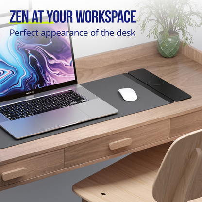 MousePad Allity. ALP-100 4v1 s bezdrátovým nabíjením Telefon / Hodinky / Sluchátka, Černý