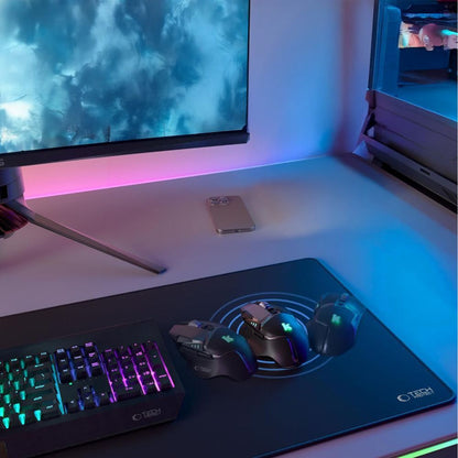 MousePad Tech-Protect A100, 100mm x 500mm, Černý
