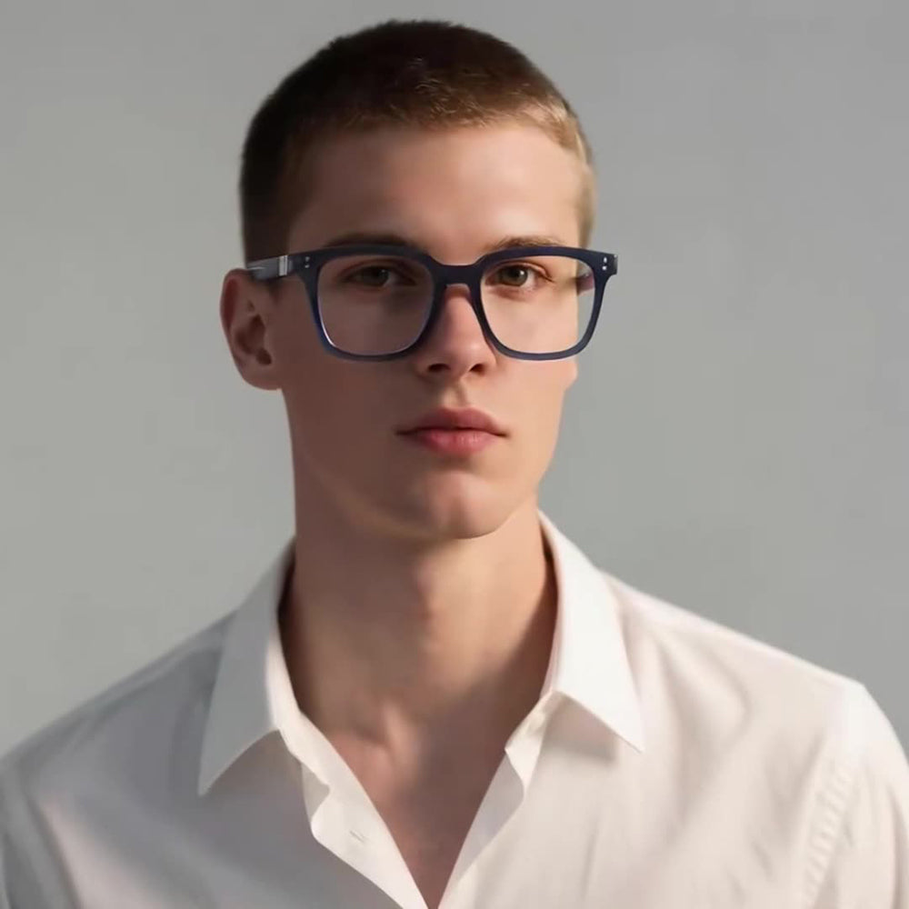 Brýle na počítač pro muže Techsuit 2225, Anti-Blue Light, černé