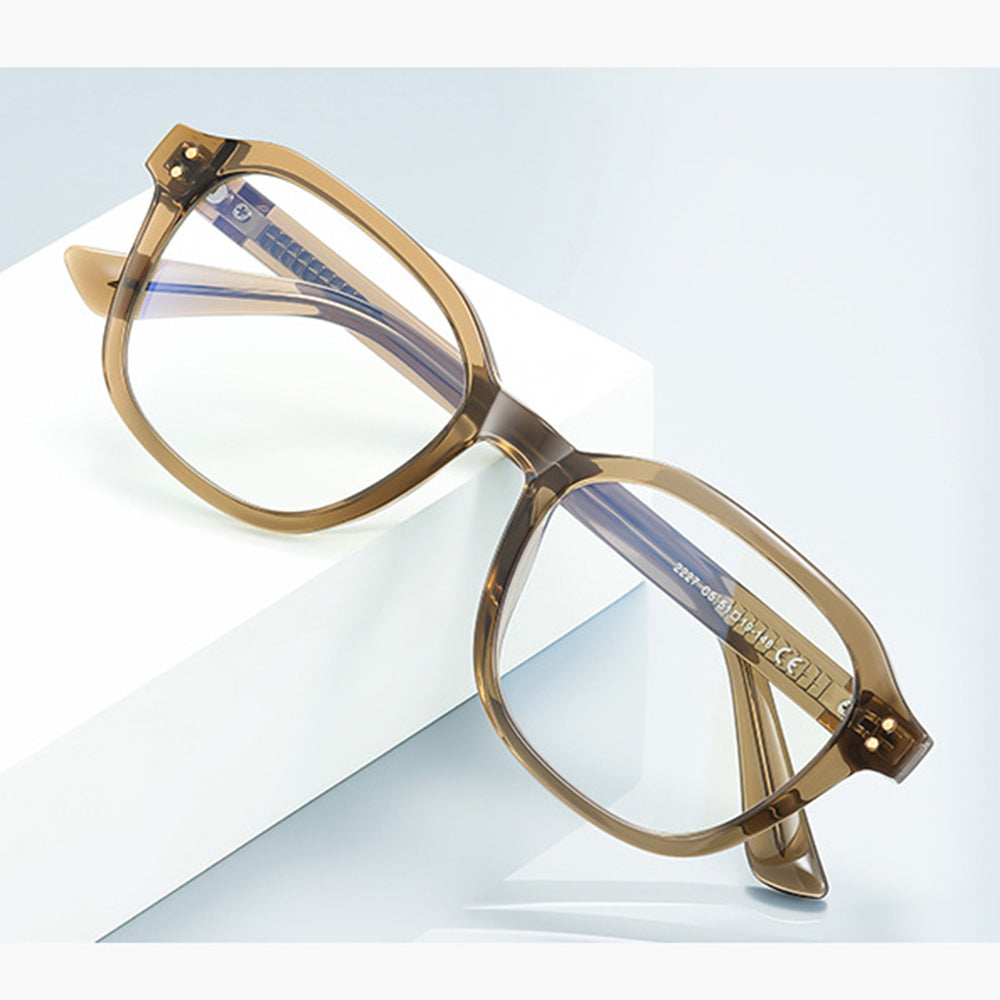 Brýle na počítač pro muže Techsuit 2227, Anti-Blue Light, šedé