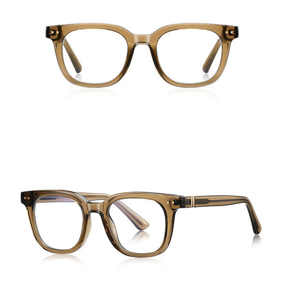 Brýle na počítač pro muže Techsuit 2229, Anti-Blue Light, Světle hnědé