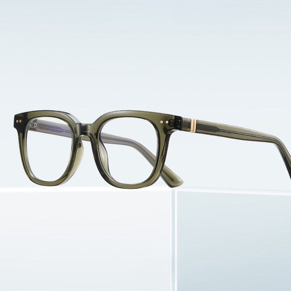 Brýle na počítač pro muže Techsuit 2229, Anti-Blue Light, Světle hnědé