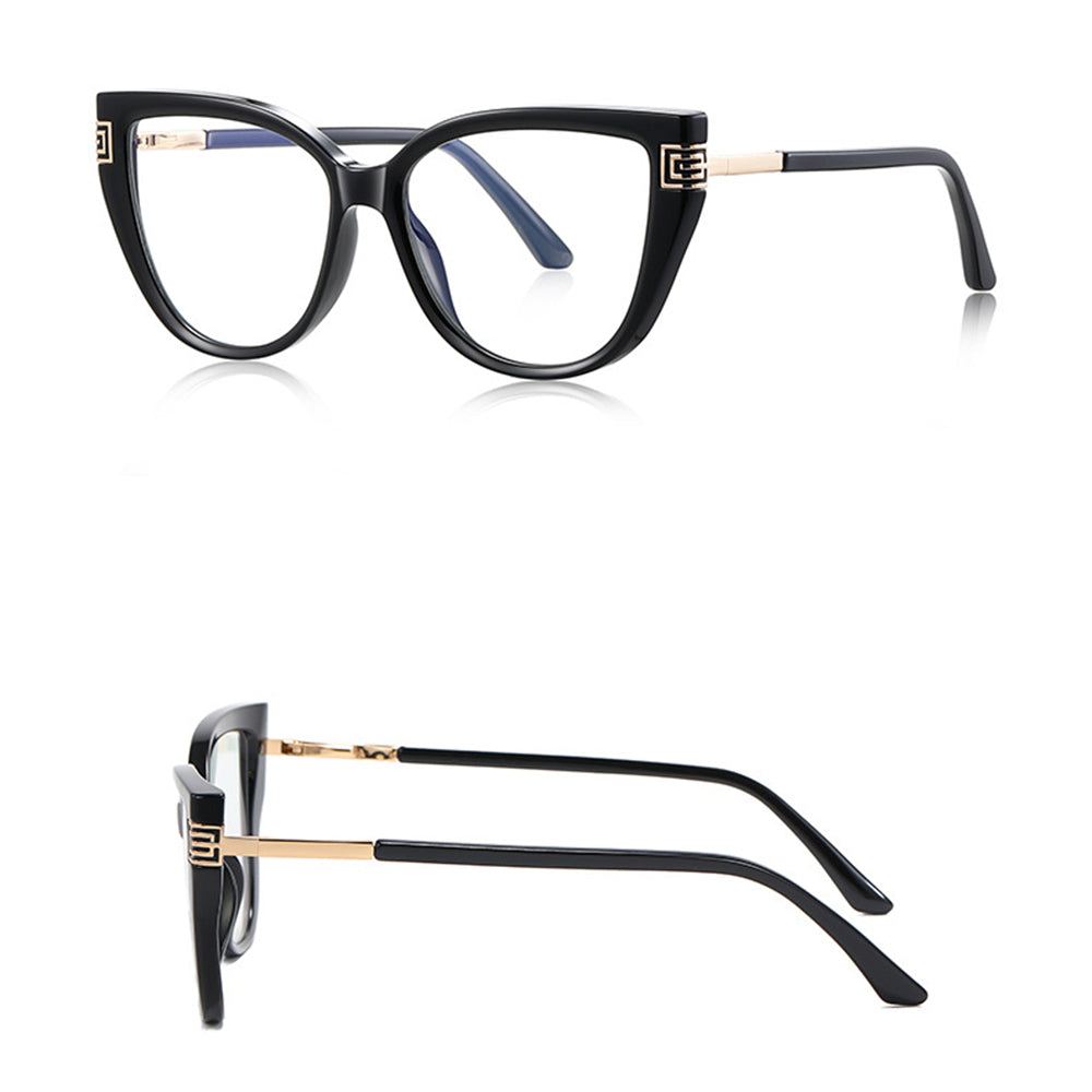 Dámské počítačové brýle Techsuit 2259, Anti-Blue Light, černé