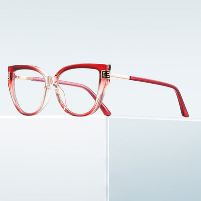 Dámské počítačové brýle Techsuit 2259, Anti-Blue Light, Červené