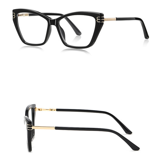 Dámské počítačové brýle Techsuit 2262, Anti-Blue Light, černé