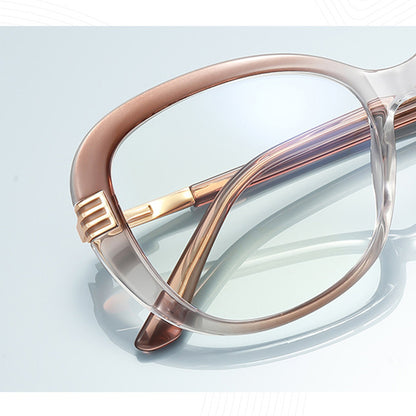 Dámské počítačové brýle Techsuit 2265, Anti-Blue Light, Světle hnědé