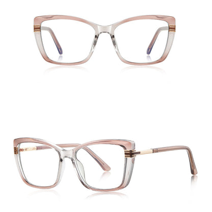 Dámské počítačové brýle Techsuit 2273, Anti-Blue Light, Světle hnědé