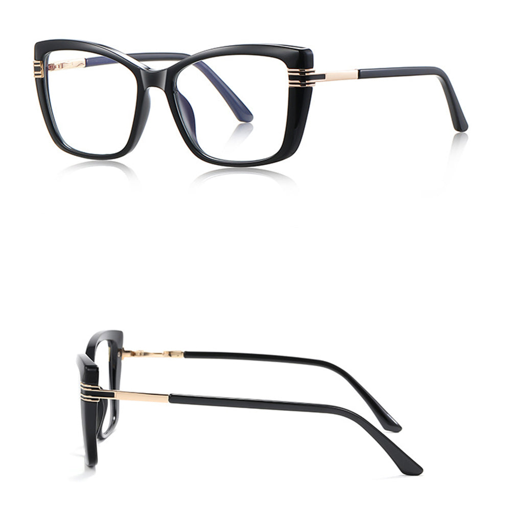 Dámské počítačové brýle Techsuit 2273, Anti-Blue Light, černé