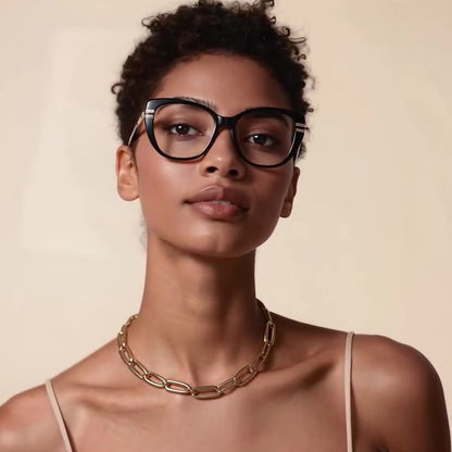 Dámské počítačové brýle Techsuit 2274, Anti-Blue Light, černé