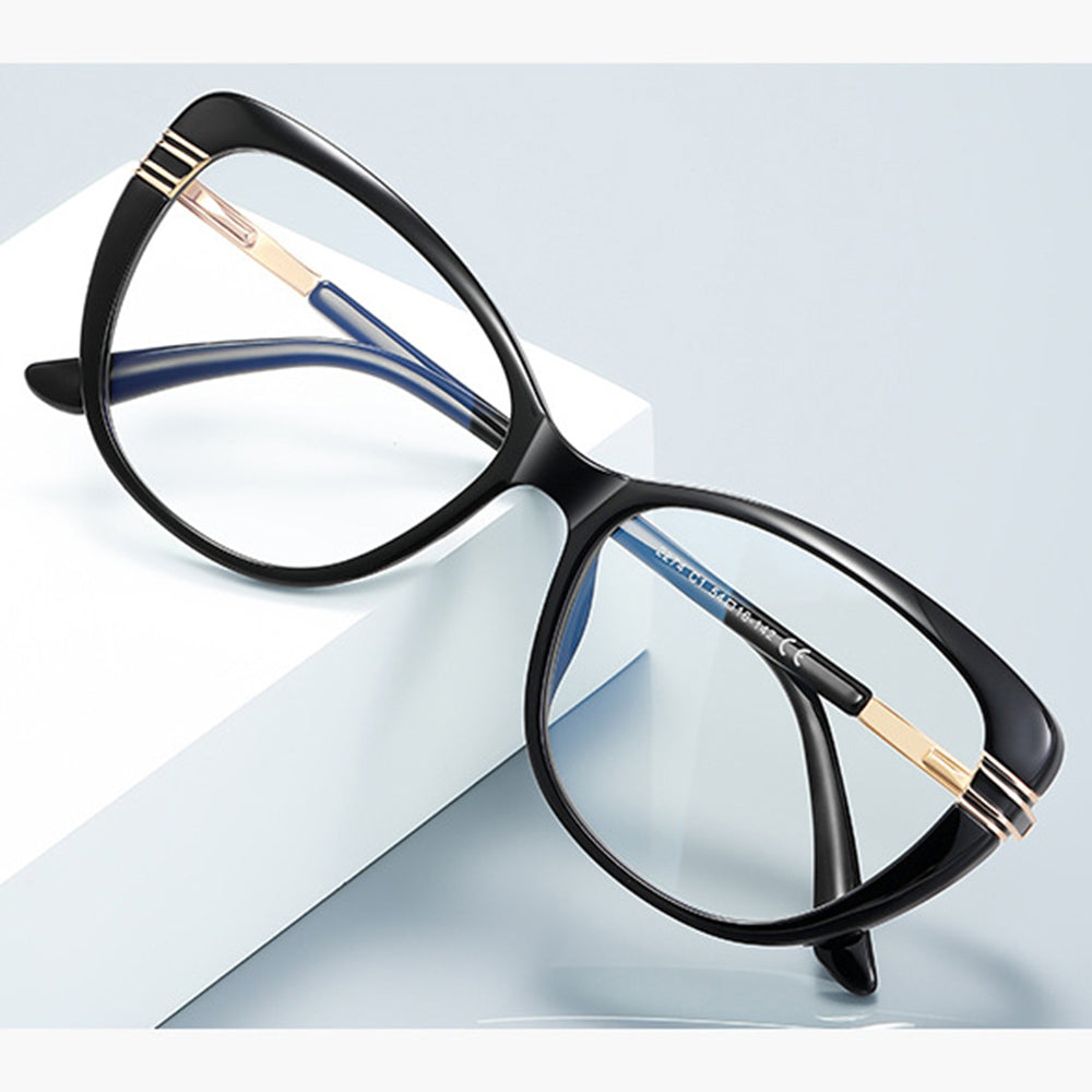 Dámské počítačové brýle Techsuit 2274, Anti-Blue Light, černé