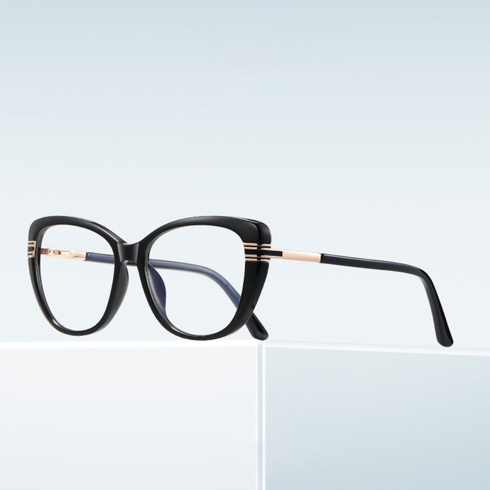 Dámské počítačové brýle Techsuit 2274, Anti-Blue Light, černé