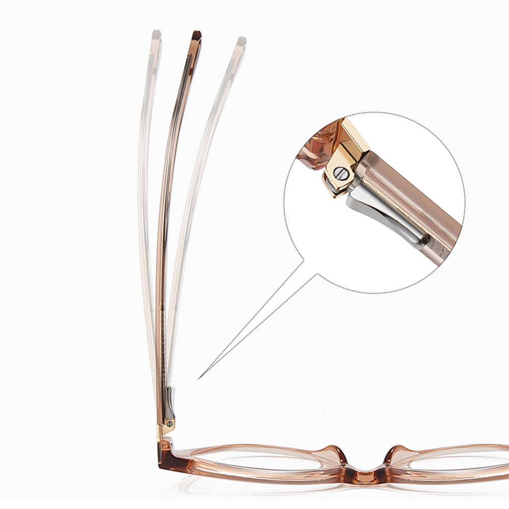 Dámské počítačové brýle Techsuit 2279, Anti-Blue Light, Světle hnědé