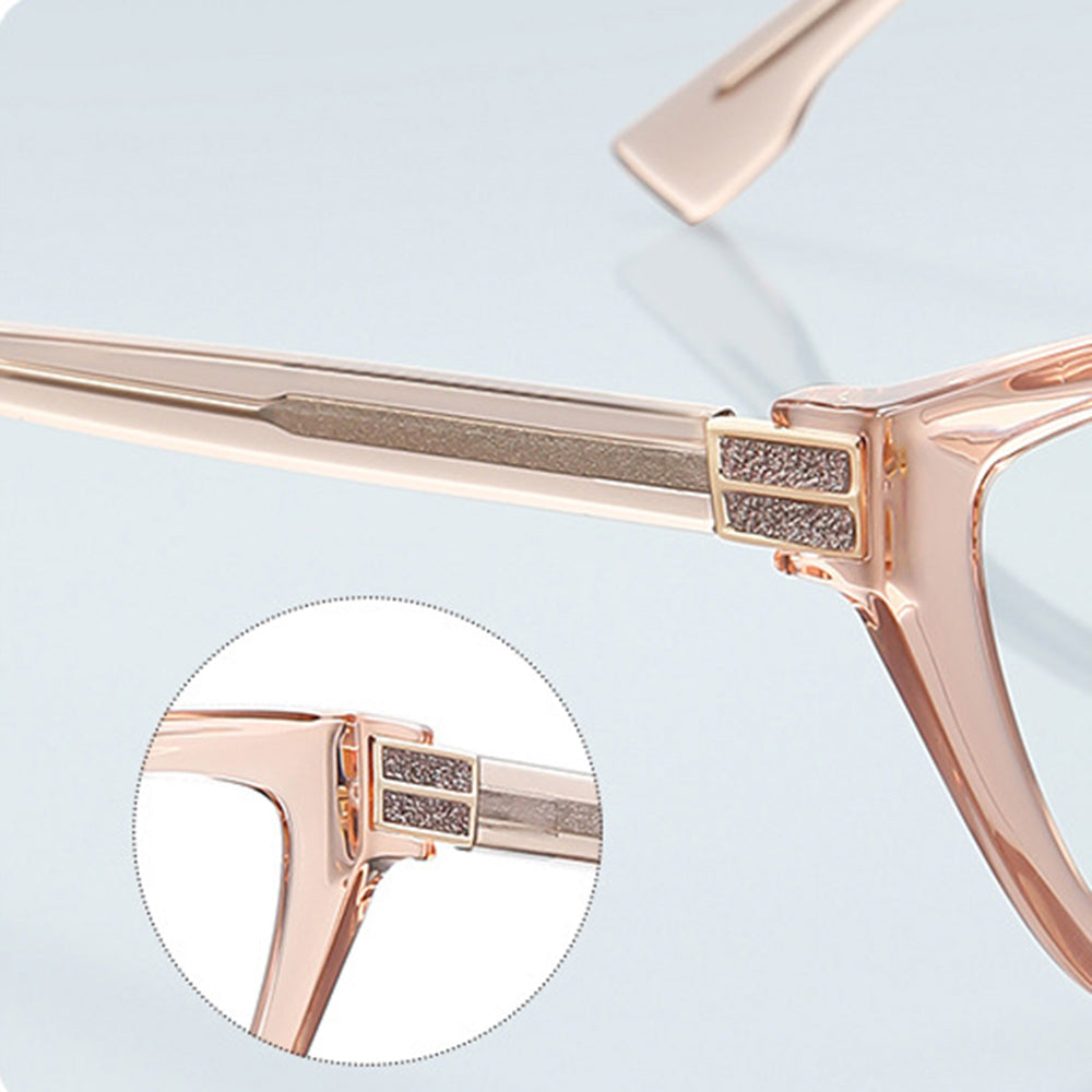 Dámské počítačové brýle Techsuit 2279, Anti-Blue Light, Světle hnědé