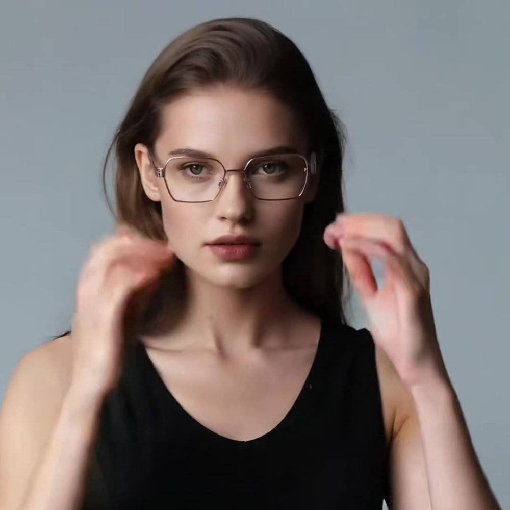 Dámské počítačové brýle Techsuit 3161, Anti-Blue Light, černé