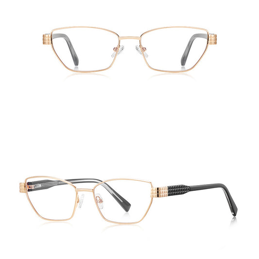 Dámské počítačové brýle Techsuit 3162, Anti-Blue Light, Zlaté