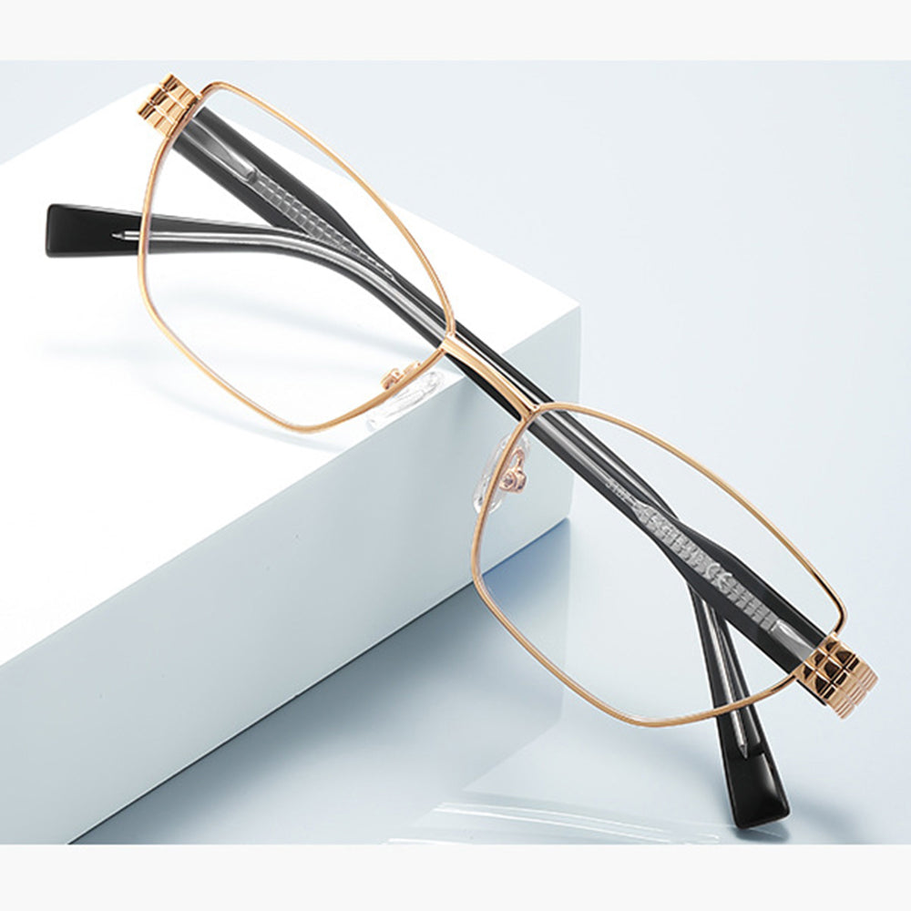 Dámské počítačové brýle Techsuit 3162, Anti-Blue Light, Zlaté