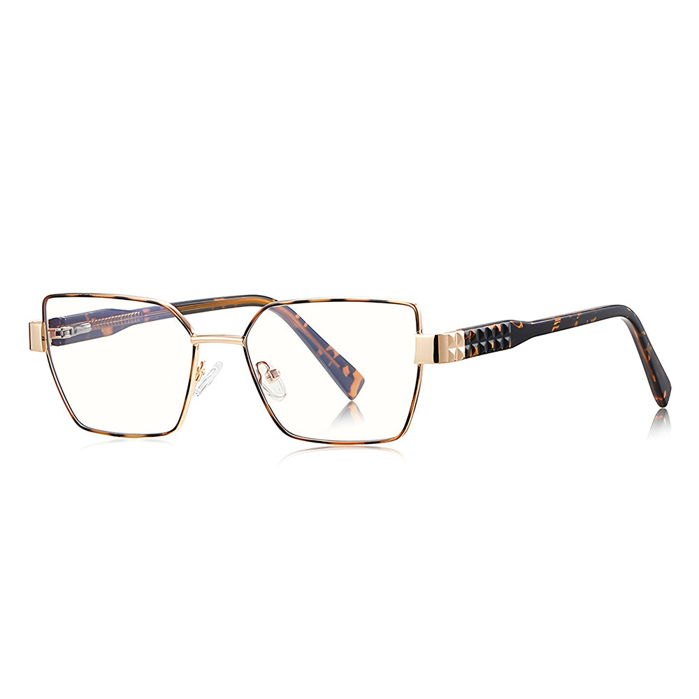 Dámské počítačové brýle Techsuit 3169, Anti-Blue Light, Hnědé