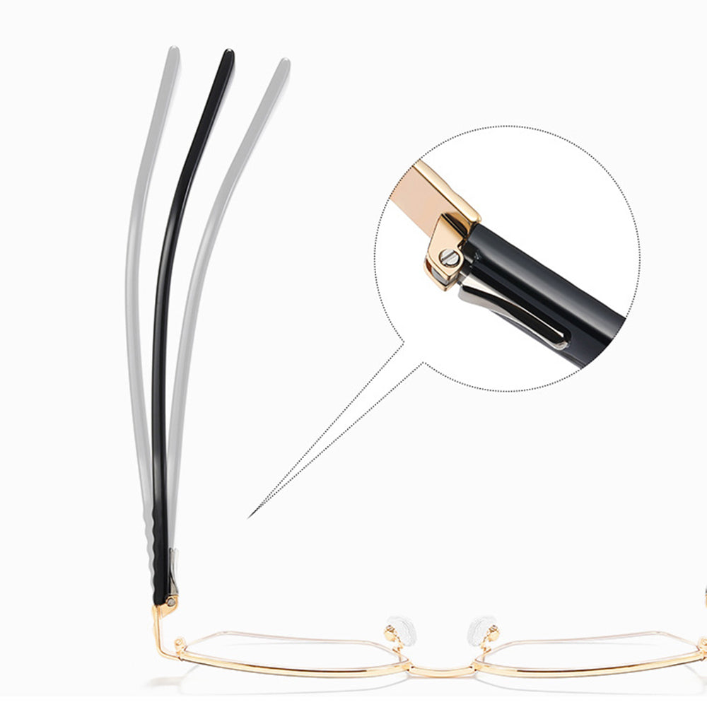 Dámské počítačové brýle Techsuit 3169, Anti-Blue Light, Hnědé