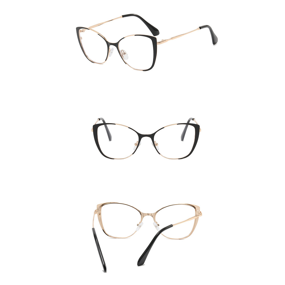 Dámské počítačové brýle Techsuit 8808, Anti-Blue Light, černé