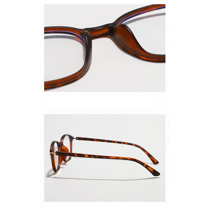 Unisex brýle na počítač Techsuit 6635, Anti-Blue Light, Hnědo-fialová