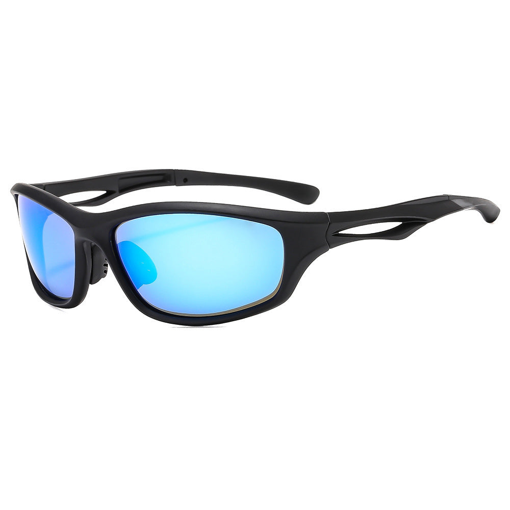 Unisex cyklistické brýle Techsuit 9309, polarizované, černo-modré